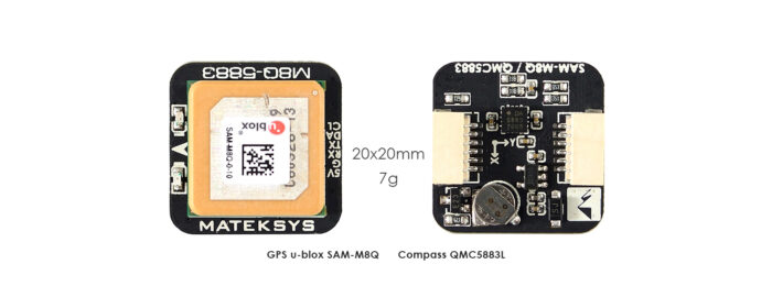 Matek GPS & Compass M8Q-5883