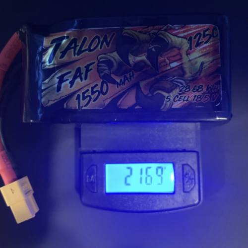 Heli-Nation Talon FAF Series 1550mAh 125C 18.5V 5S Lipo Battery with XT60 Connector