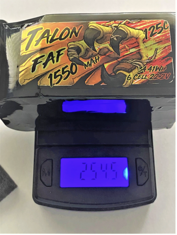 Heli-Nation Talon FAF Series 1550mAh 125C 22.2V 6S Lipo Battery with XT60 Connector